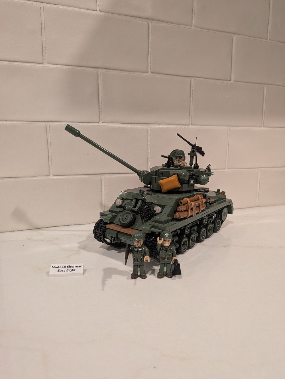 COBI M4A3E8 Sherman Easy Eight WWII Tank Set